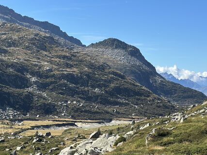 Photo de Agnese Martinelli le long du parcours