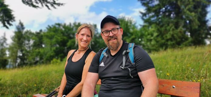 Foto von Klaus Lehner entlang der Tour