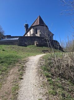 Foto von Friedrich Karl Gropengiesser entlang der Tour