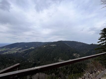 Foto von Vanessa Bangert entlang der Tour