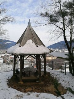 Foto von Dagmar Hofer entlang der Tour