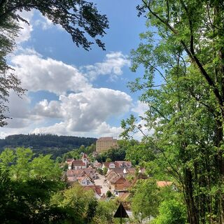 Panoramablick auf Untergröningen