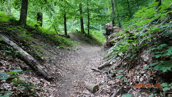 Aufstiegssteig nach der Kostersitzgasse