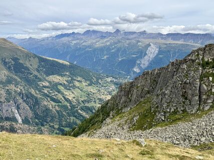 Foto von Käthi Schönbächler entlang der Tour
