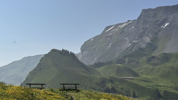 Foto de André Albrecht a lo largo del recorrido