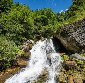 Wasserfall in der Barbarossaschlucht