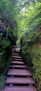 Foto von Sandra Schmidt entlang der Tour