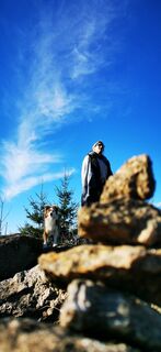 Foto de Klaus Lehner a lo largo del recorrido
