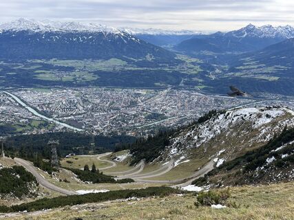 Foto van Helmut Schuchter langs de tour