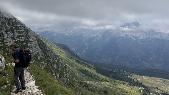 Foto de Brigitta Jencski a lo largo del recorrido