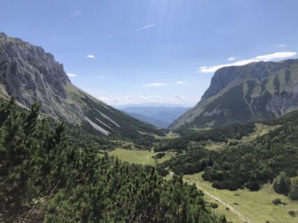 Foto von Barbara Schober entlang der Tour