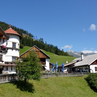 Almgasthof Himmelbauer auf einer Seehöhe von 1.200 Meter