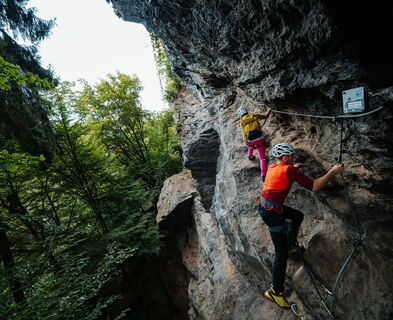 Peterlewand Klettersteige