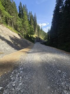 Photo de Anja Carraß le long du parcours