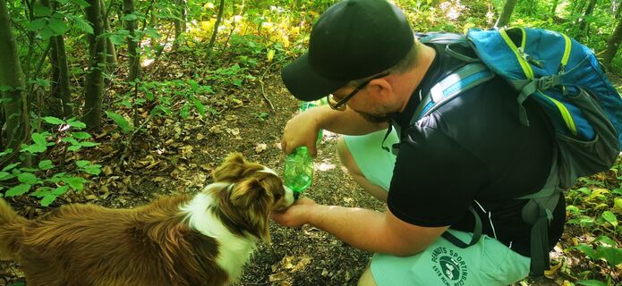 Foto von Klaus Lehner entlang der Tour