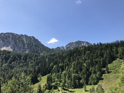 Photo de Marlene Schiller le long du parcours