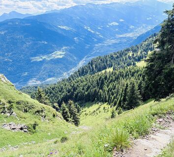 Zdjęcie z Eva Theiß wzdłuż trasy
