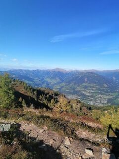 Photo de Dagmar Hofer le long du parcours