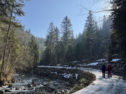 Foto von Denise Miller entlang der Tour