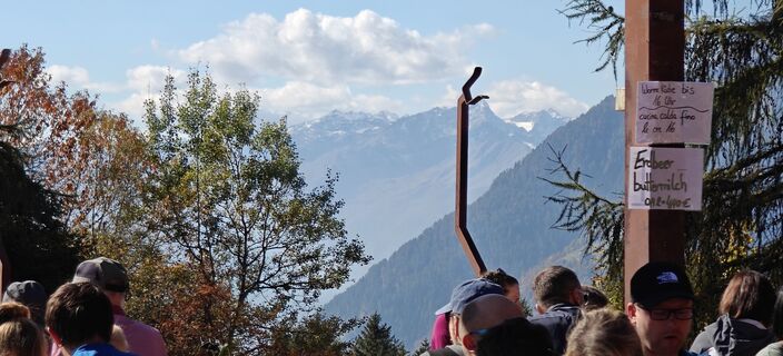 Foto da Klaus Scharfe lungo il tour