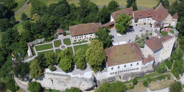 Schloss Lenzburg von oben