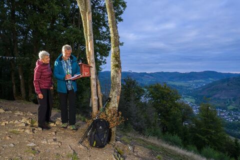 Stempelstation am Entenberg in Bad Laasphe