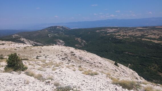 Blick zum Startpunkt der Tour