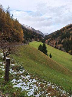 Foto von Dagmar Hofer entlang der Tour