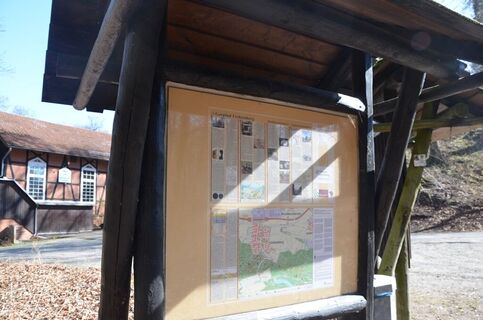 Übersichtstafel des Geopfads Salzgitter-Lichtenberg