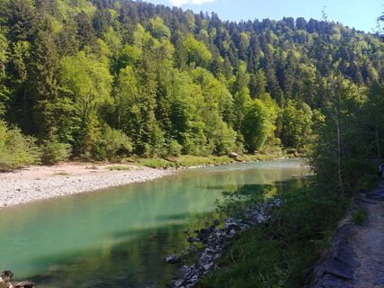 Foto von Iris Perkmann entlang der Tour