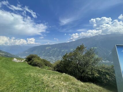 Foto von Silke entlang der Tour