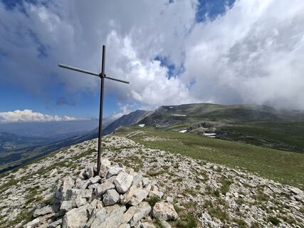 Fotografia z Giustino Gaspari na trase