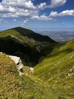 Photo de Nicola Florini le long du parcours