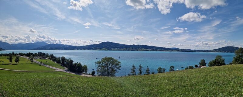 Photo de Claudia Maurer le long du parcours