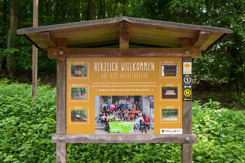 Infotafel Waldlehrpfad