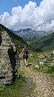 Foto von Klaus Lehner entlang der Tour
