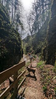 Foto von Klaus Lehner entlang der Tour