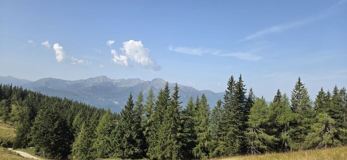 Foto von Karin entlang der Tour