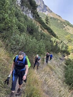 Photo de Elena Friesen le long du parcours