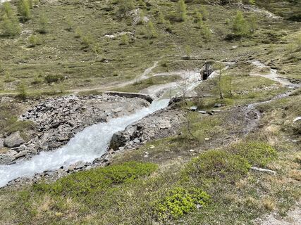 Foto von Berthold Astegher entlang der Tour