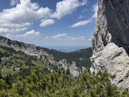 Photo de Norbert Herbig le long du parcours