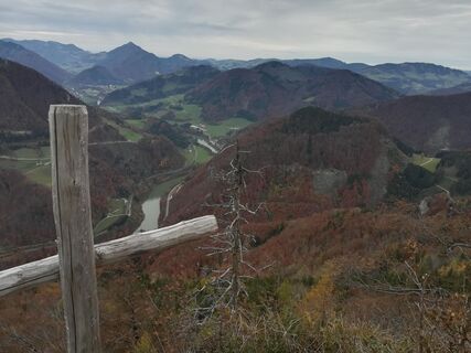 Falkenstein in Weyer mit Blick Richtung Großraming