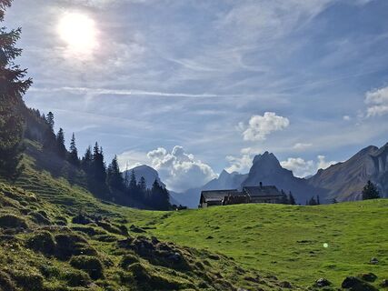 Photo de Michaela le long du parcours