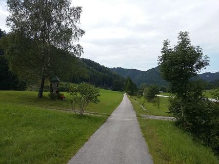 Anfahrt Gscheid auf R4 Traisentalradweg