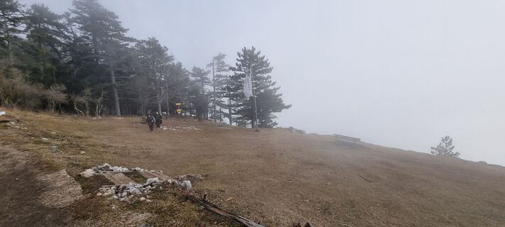 Photo de Mario Libardi le long du parcours