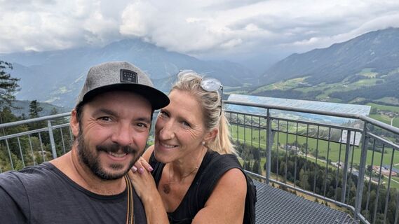 Foto von Klaus Lehner entlang der Tour