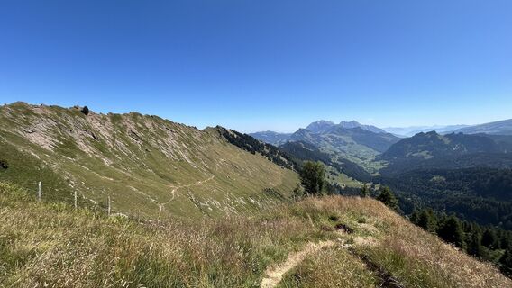 Foto von Rolf Limacher entlang der Tour