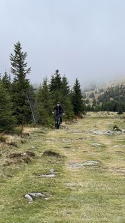 Foto de Florian Spätgast a lo largo del recorrido