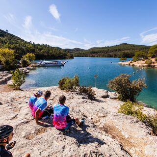 Wohlverdiente Pause in Esparron-de-Verdon
