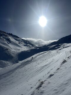 Foto von Tabea entlang der Tour